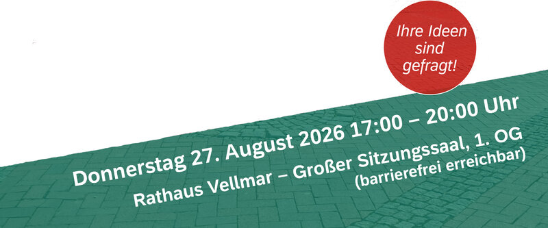 Footer mit Veranstaltungsdatum